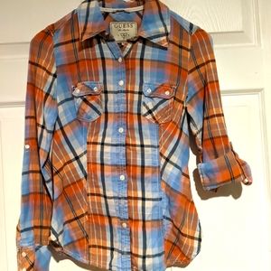 Women's size small Guess flannel